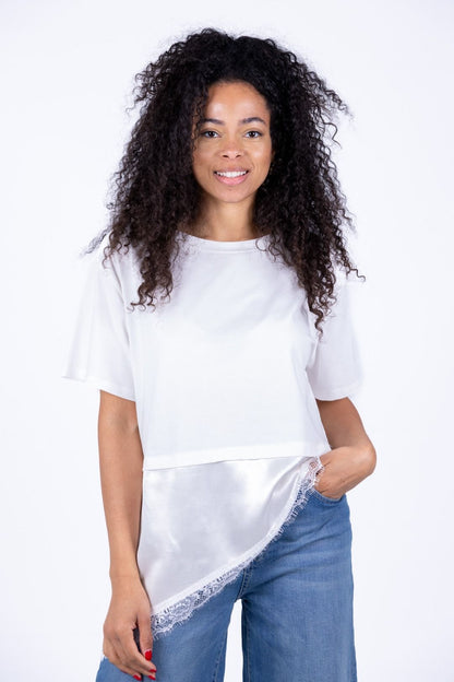 Le Streghe - T-shirt in pizzo