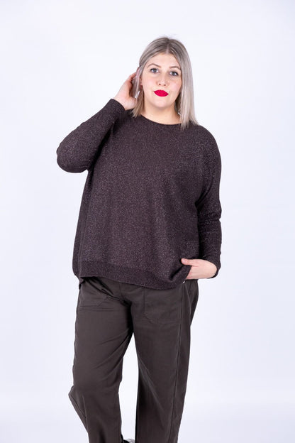 Susy Star - Maglia barca con lurex