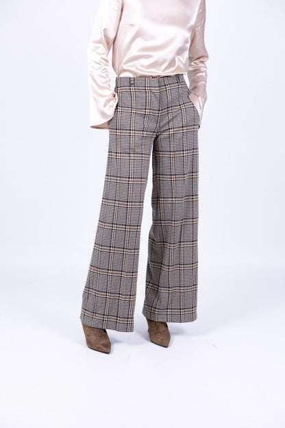 Surkana - Pantaloni ampi in jacquard