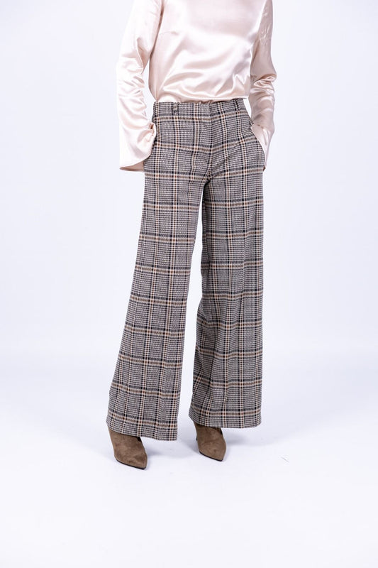 Surkana - Pantaloni ampi in jacquard
