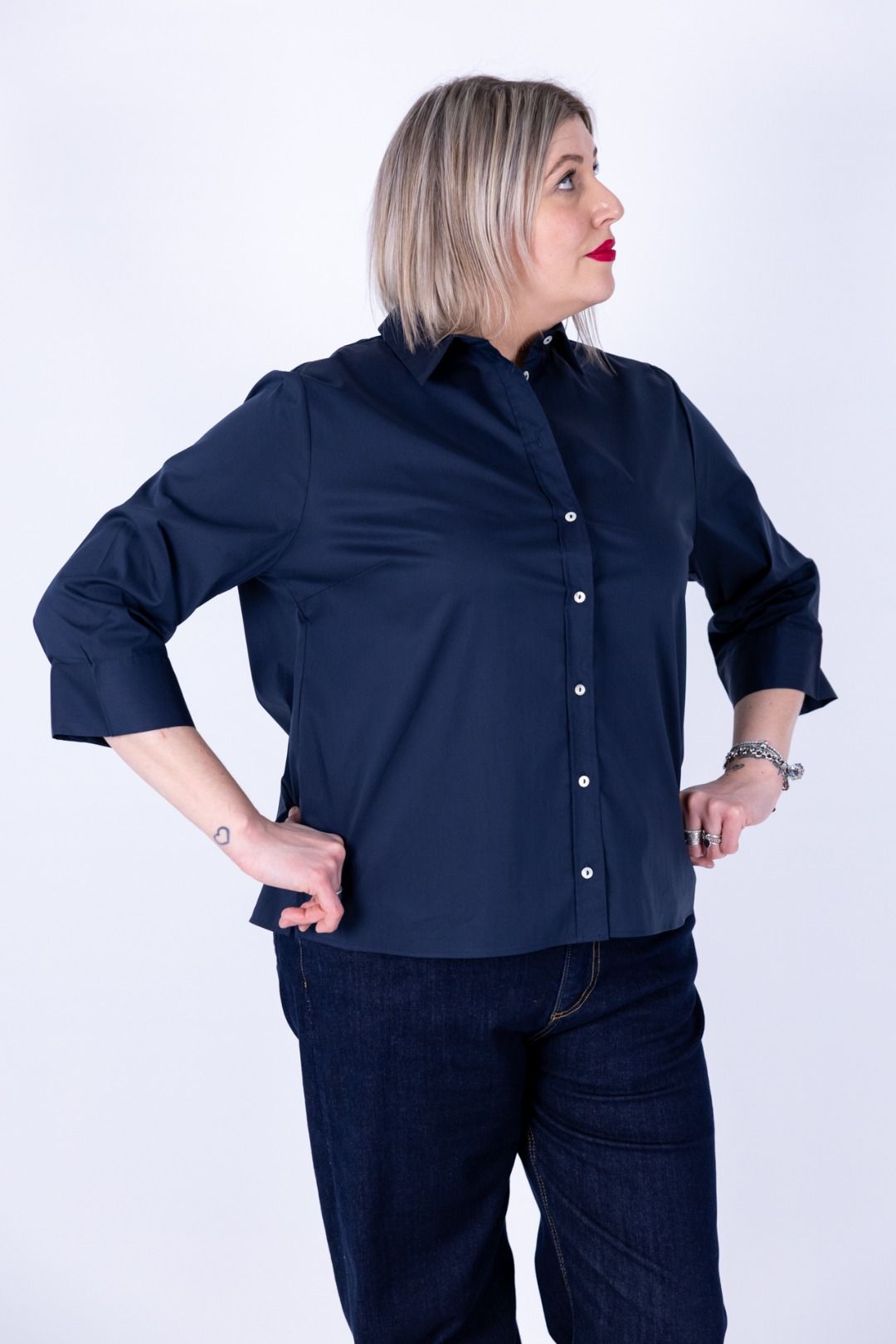 Ragno - Camicia poplin manica 3/4 C