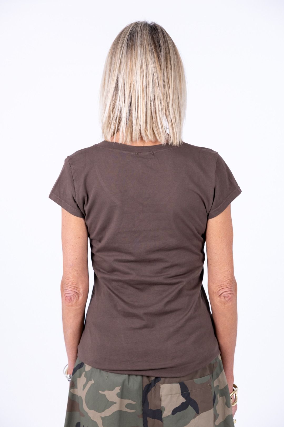 Susy Mix - T-shirt scollo V manica corta