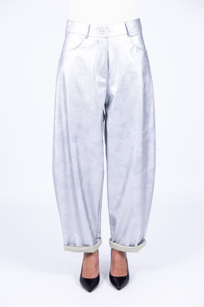 Tensione In - Pantalone ecopelle ovetto