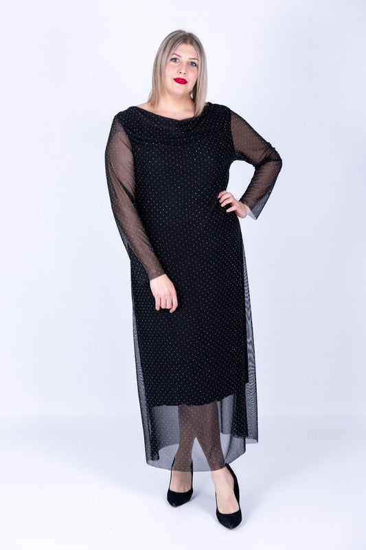 Susy Star - Abito tulle c/brillantini