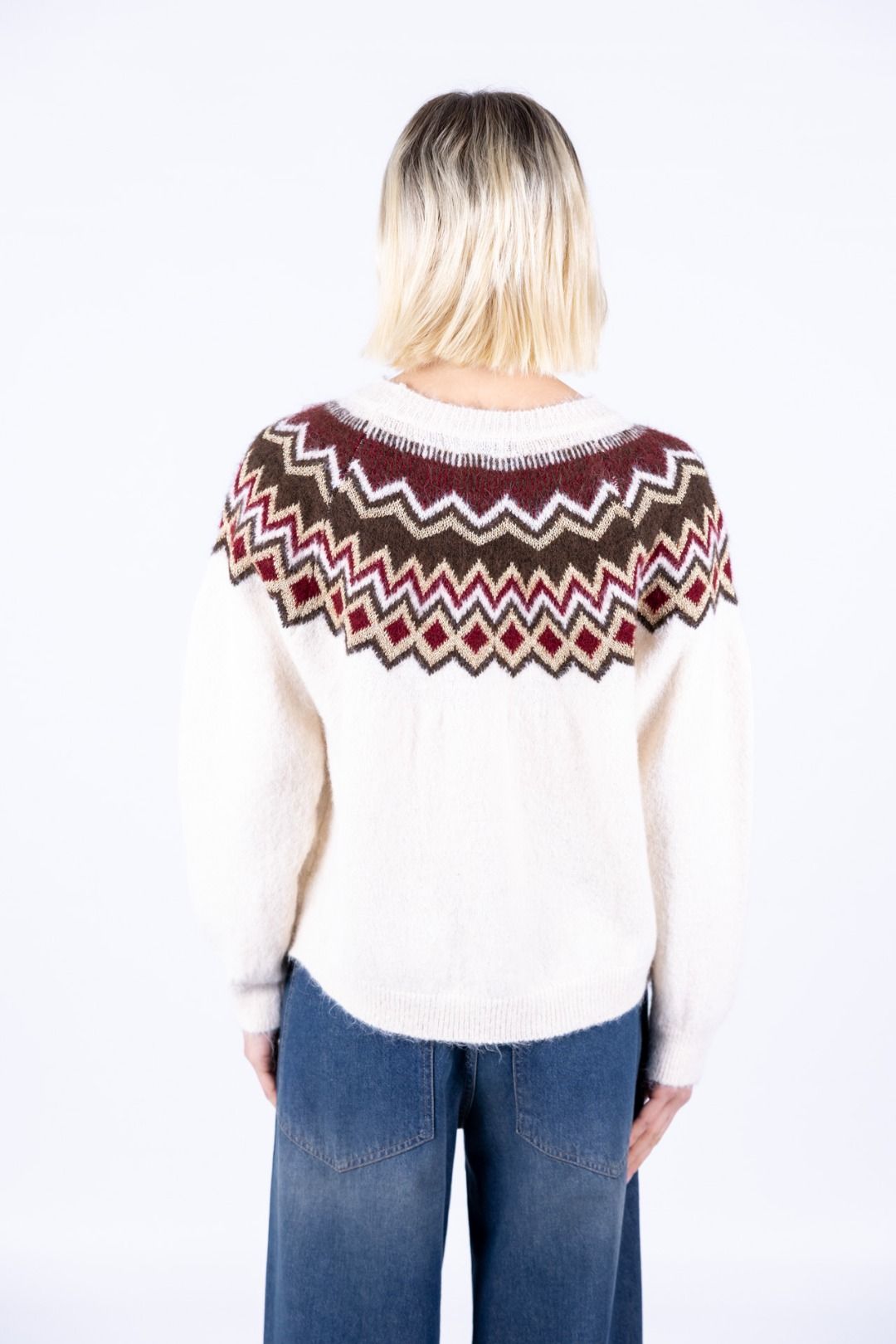 Susy Mix - Maglia jacquard lurex