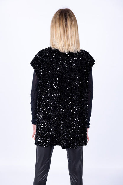 Le Streghe - Gilet paillettes