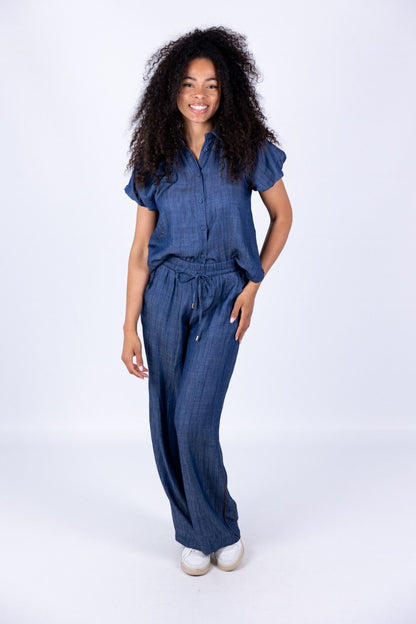 Tensione In - Pantalone ampio chambry