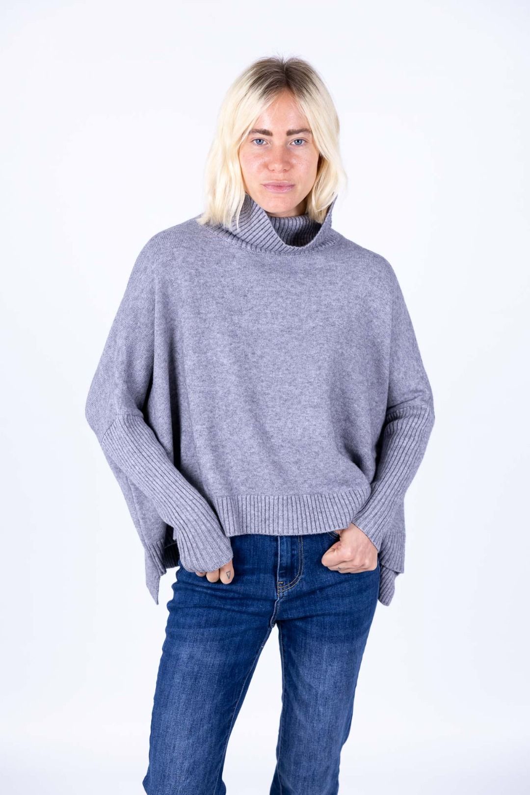 Decima Domus - Maglia collo alto manica manicotto