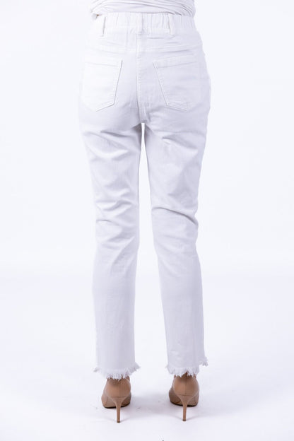 Ragno - Jeans straight pockets con frange