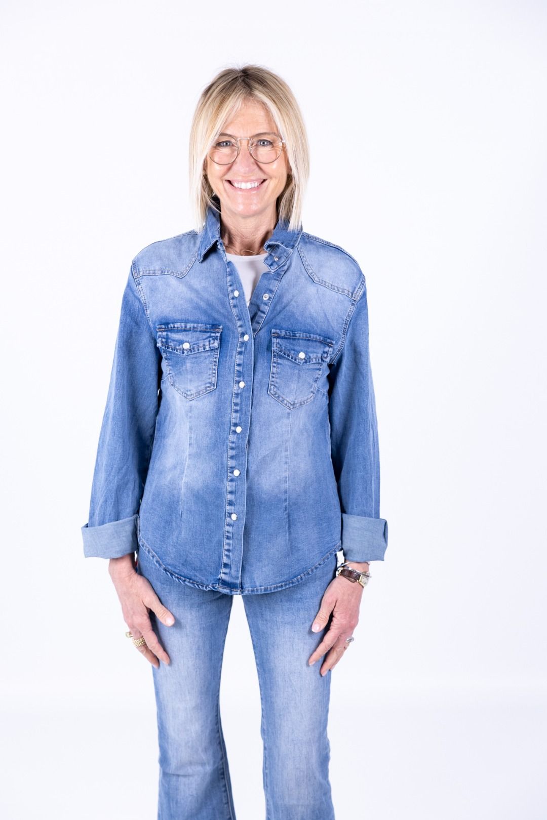 Novepuntouno - Camicia jeans