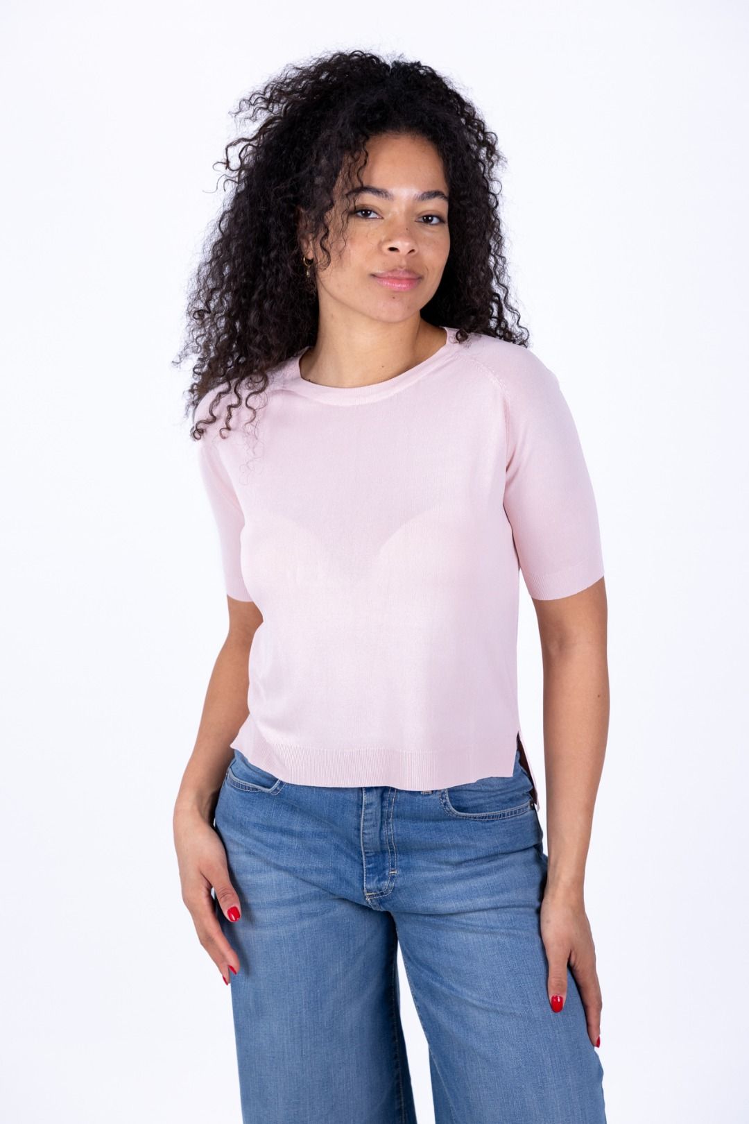 Novepuntouno - Maglia viscosa manica 3/4