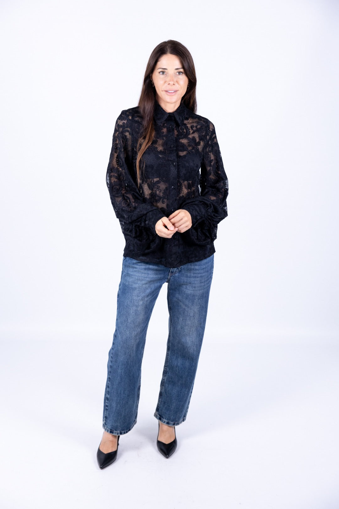 HaveOne - Camicia pizzo