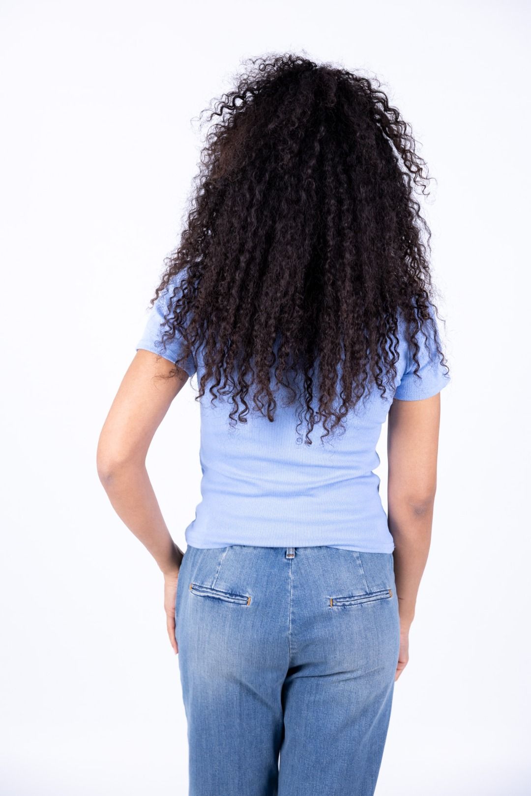 Le Streghe - T-shirt costine con bottoni