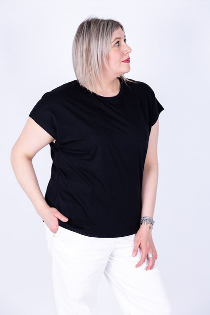 Susy Star - T-shirt scollo madonna