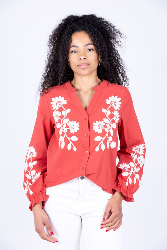 Philia Loft - Camicia con ricamo