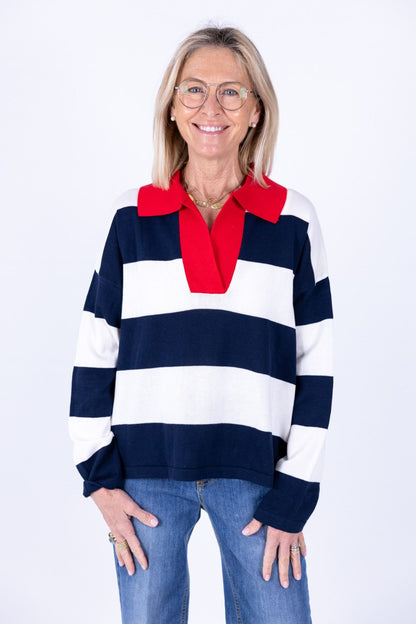 Susy Mix - Polo rigata