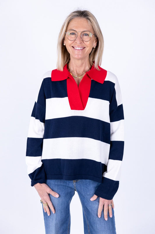 Susy Mix - Polo rigata