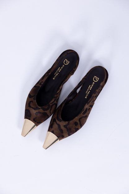 Divine follie - Slingback maculata