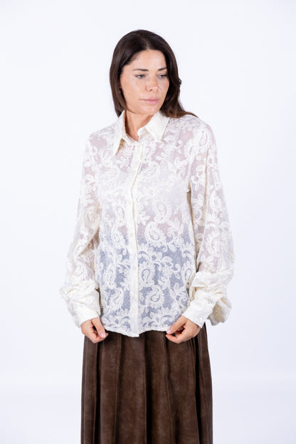 HaveOne - Camicia pizzo