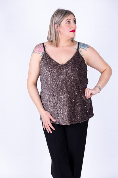 Susy Star - Top pailettes
