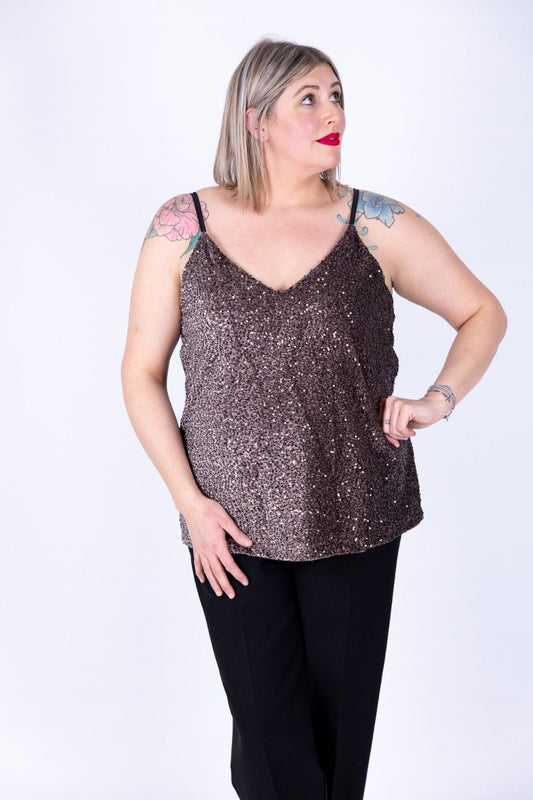 Susy Star - Top pailettes