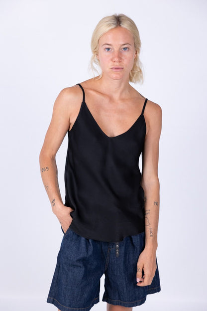 HaveOne - Top con bretellina scollo V
