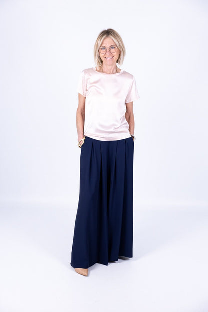 Imperial - Pantalone palazzo con pence