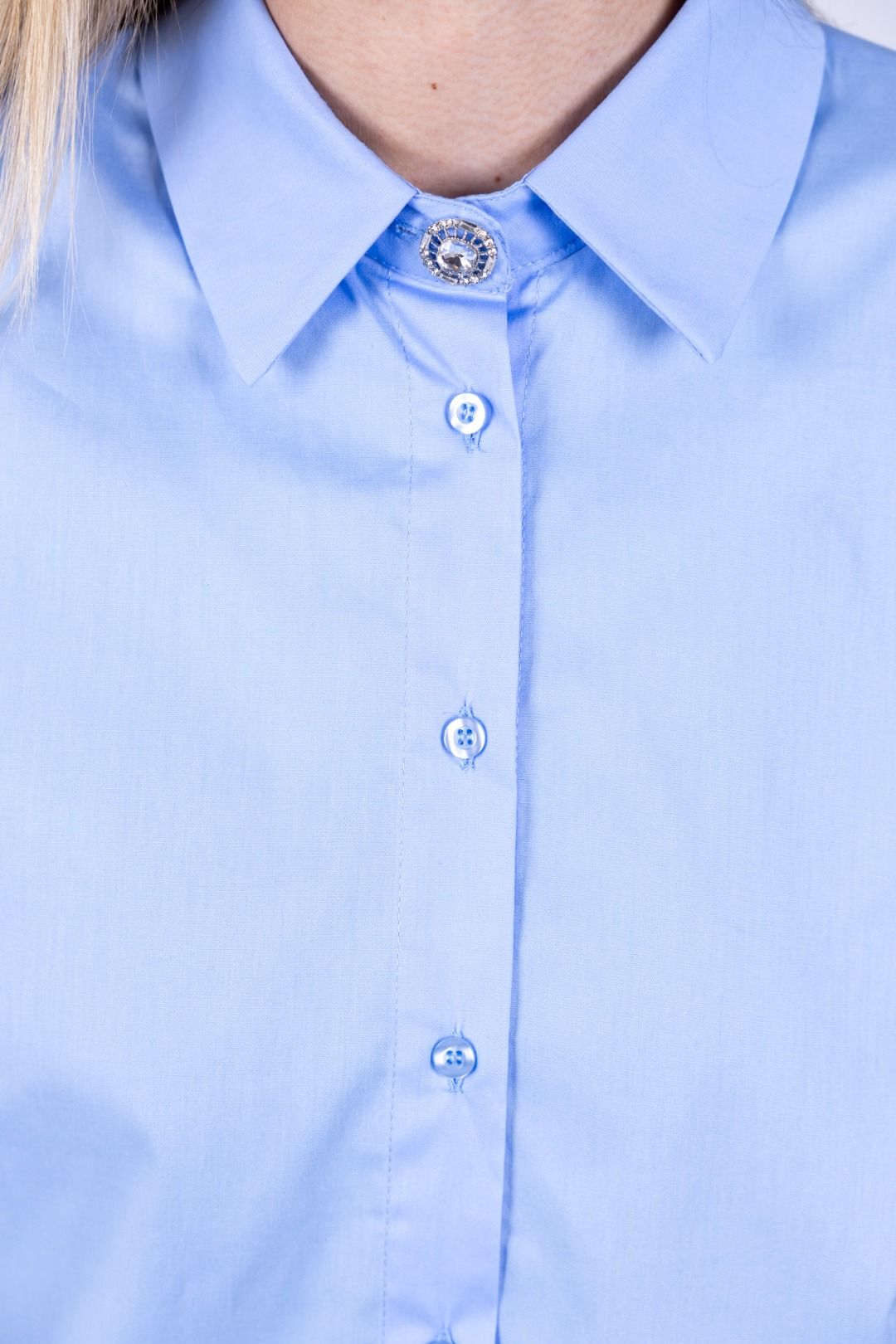 Susy Star - Camicia con bottone gioiello