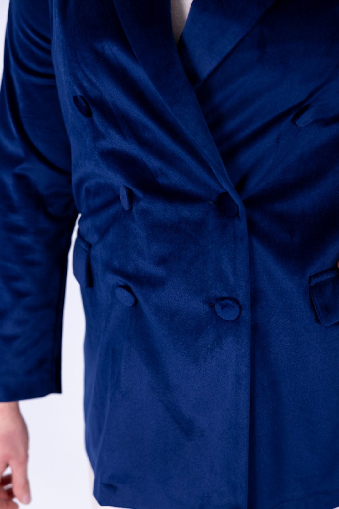 Susy Star - Giacca velluto doppio petto