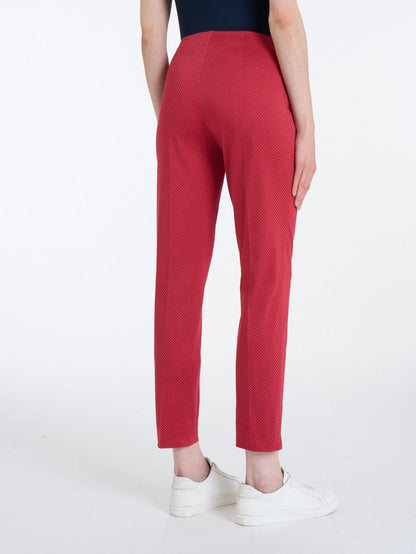 Ragno - Pantalone cigarette Capri fantasia