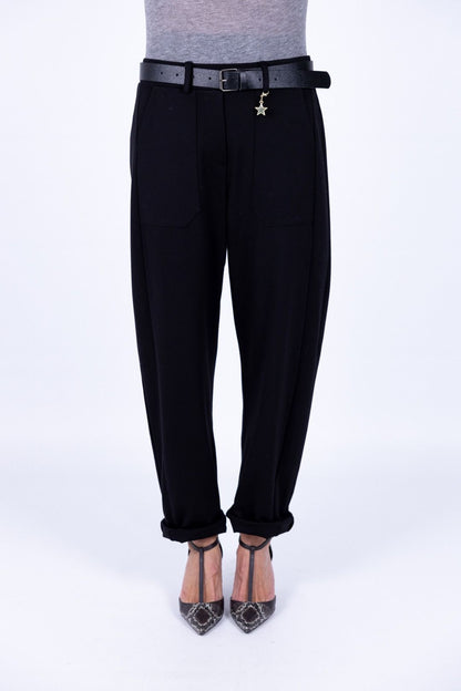 Susy Mix - Pantalone ovetto in punto Milano