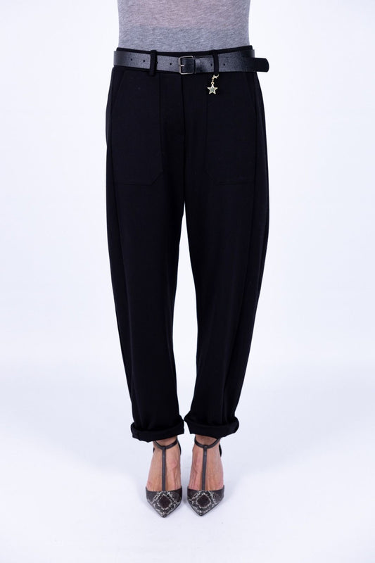 Susy Mix - Pantalone ovetto in punto Milano