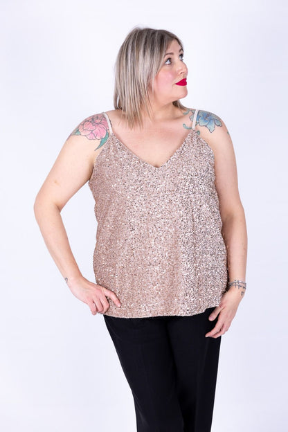 Susy Star - Top pailettes