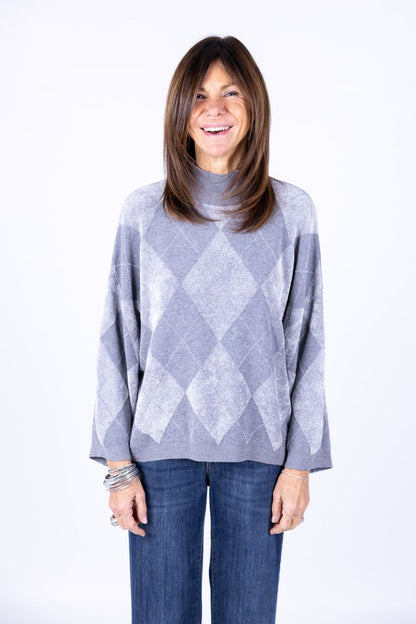 Susy Mix - Maglia con losanghe