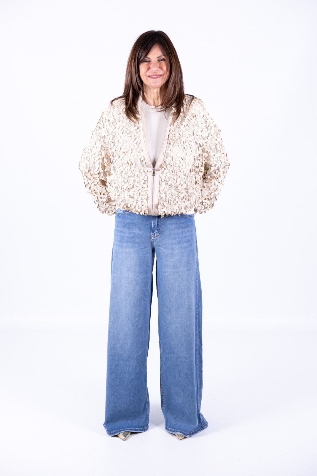 HaveOne - Bomber paillettes