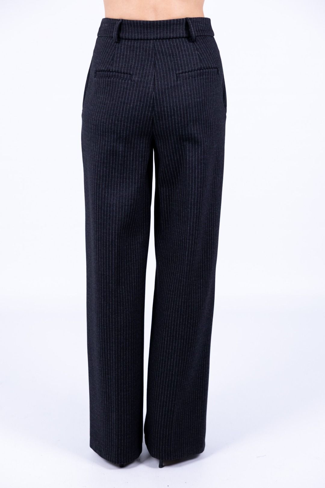 Tensione in - Pantalone palazzo gessato