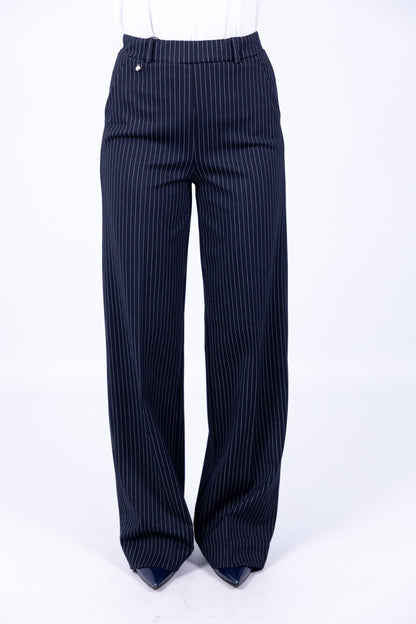 Ragno - Pantalone palazzo gessato