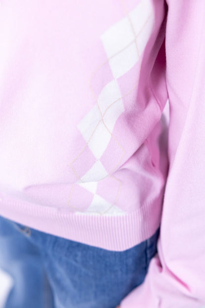 Tensione In - Maglia girocollo rombi