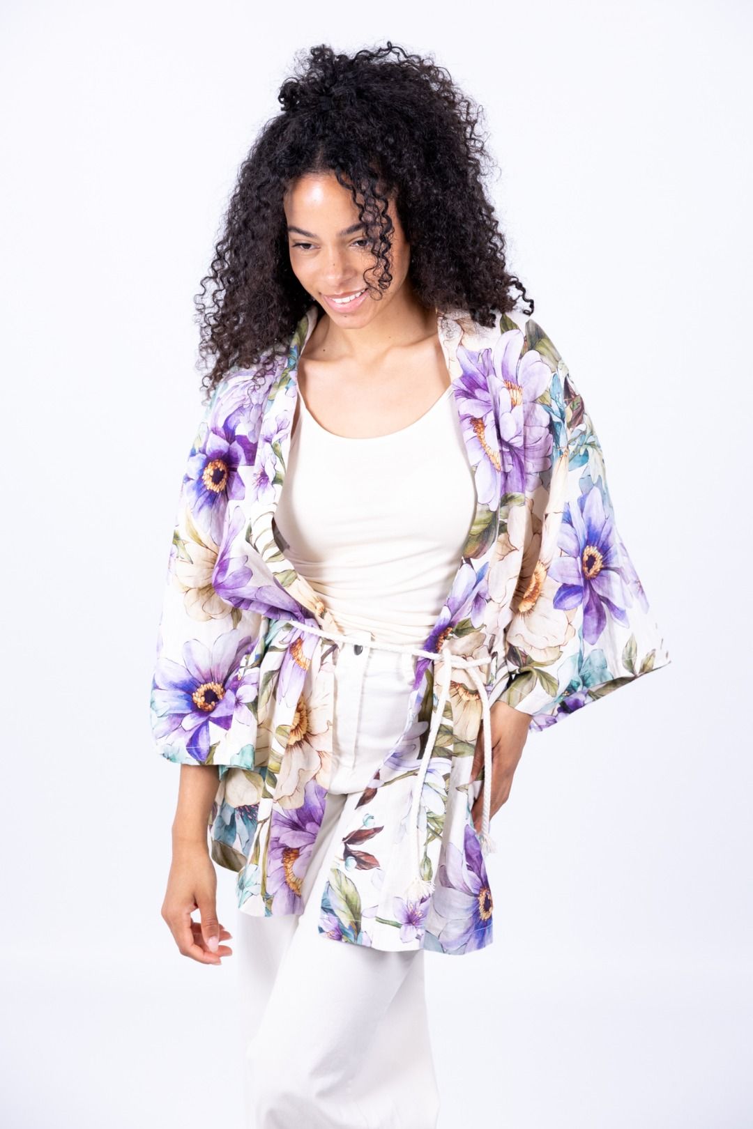 Susy Mix - Kimono stampa fiore