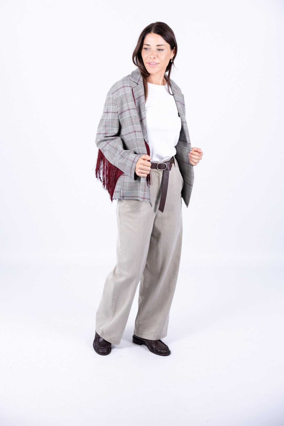 Le Streghe - Pantalone largo con cintura