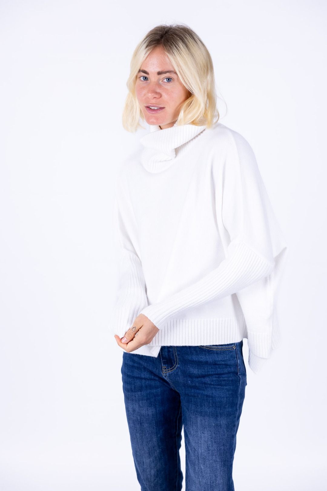 Decima Domus - Maglia collo alto manica manicotto