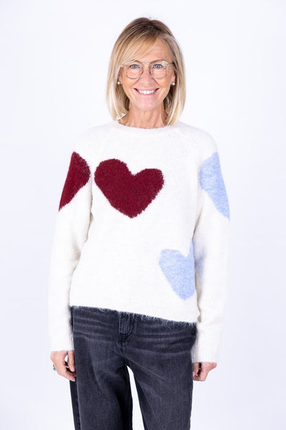 Susy Mix - Maglia con cuori