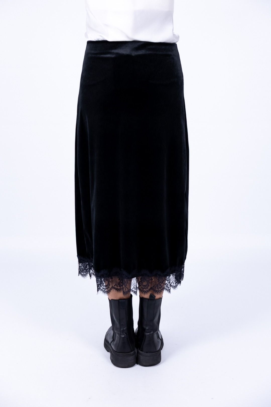 Susy Mix - Gonna ciniglia con pizzo