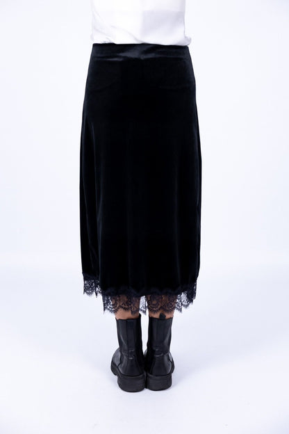 Susy Mix - Gonna ciniglia con pizzo