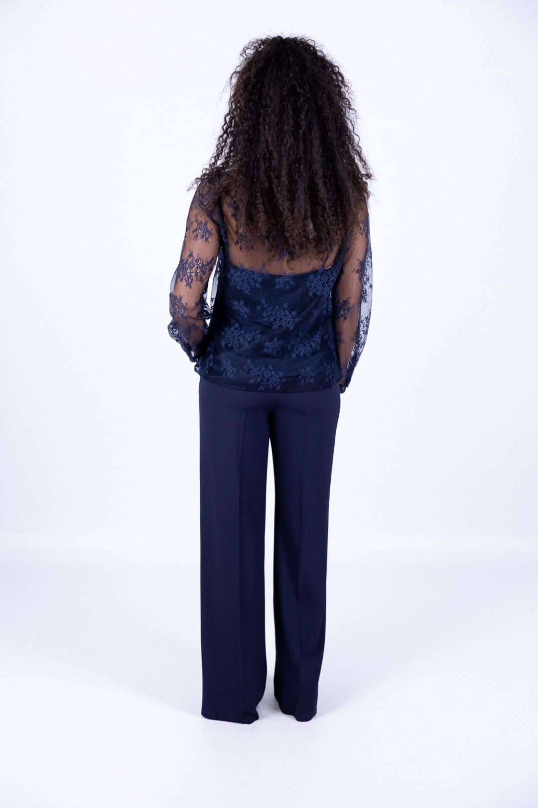 Emme - Camicia pizzo con top