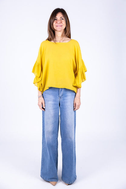 Novepuntouno - Camicina con voulant