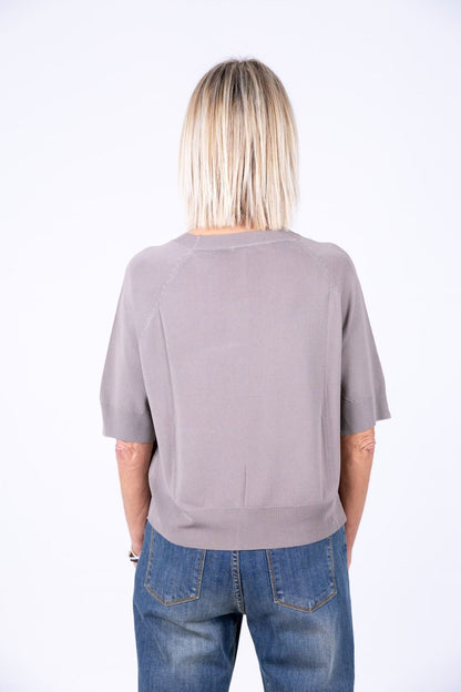 Novepuntouno - Maglia girocollo manica 3/4