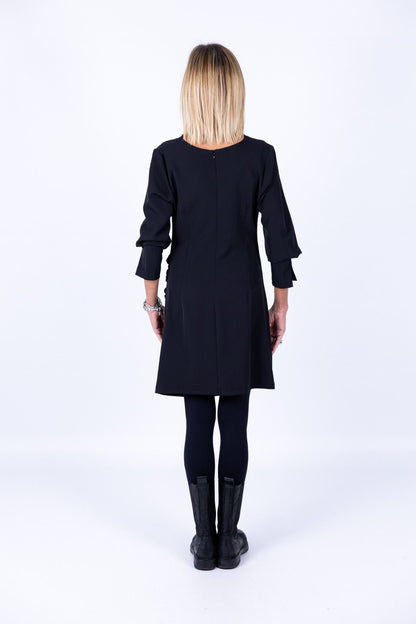 Susy Mix - Abito fluido con bottoni