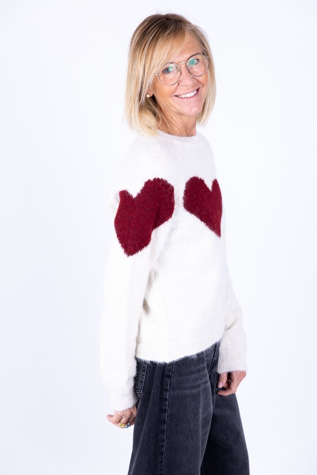 Susy Mix - Maglia con cuori