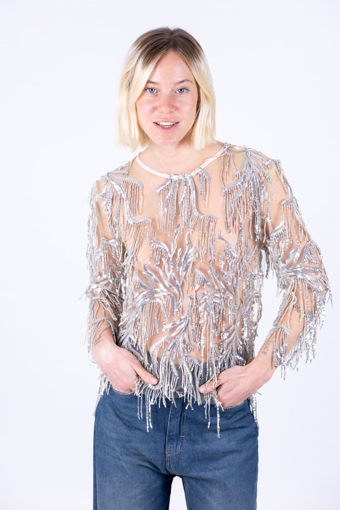 Tensione in - Maglia paillettes variante unica